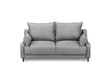Dvivietė sofa Mazzini Sofas Ancolie, pilka kaina ir informacija | Sofos | pigu.lt