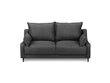Dvivietė sofa Mazzini Sofas Ancolie, tamsiai pilka kaina ir informacija | Sofos | pigu.lt