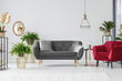 Dvivietė aksominė sofa Mazzini Sofas Amelie, pilka/ruda kaina ir informacija | Sofos | pigu.lt