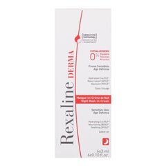 Ночная кремовая маска для чувствительной кожи Derma Night Mask-in-Cream 6 x 3 мл цена и информация | Маски для лица, патчи для глаз | pigu.lt