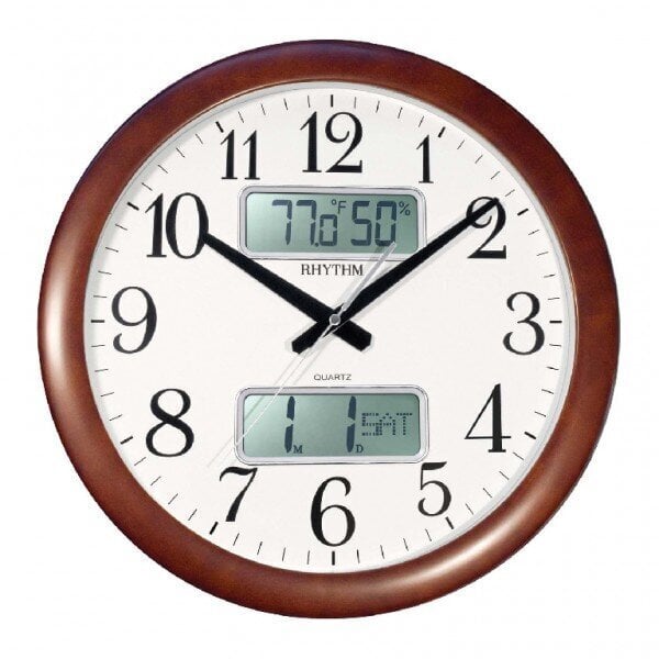 Sieninis laikrodis Rhythm CFG901NR06 kaina ir informacija | Laikrodžiai | pigu.lt