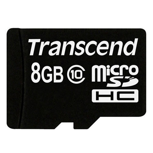 Transcend 8GB microSDHC kaina ir informacija | Atminties kortelės telefonams | pigu.lt