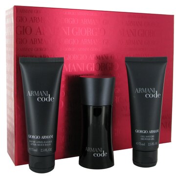 Rinkinys Giorgio Armani Armani Code: EDT vyrams 50 ml + dušo gelis 75 ml + balzamas po skutimosi 75 ml цена и информация | Kvepalai vyrams | pigu.lt