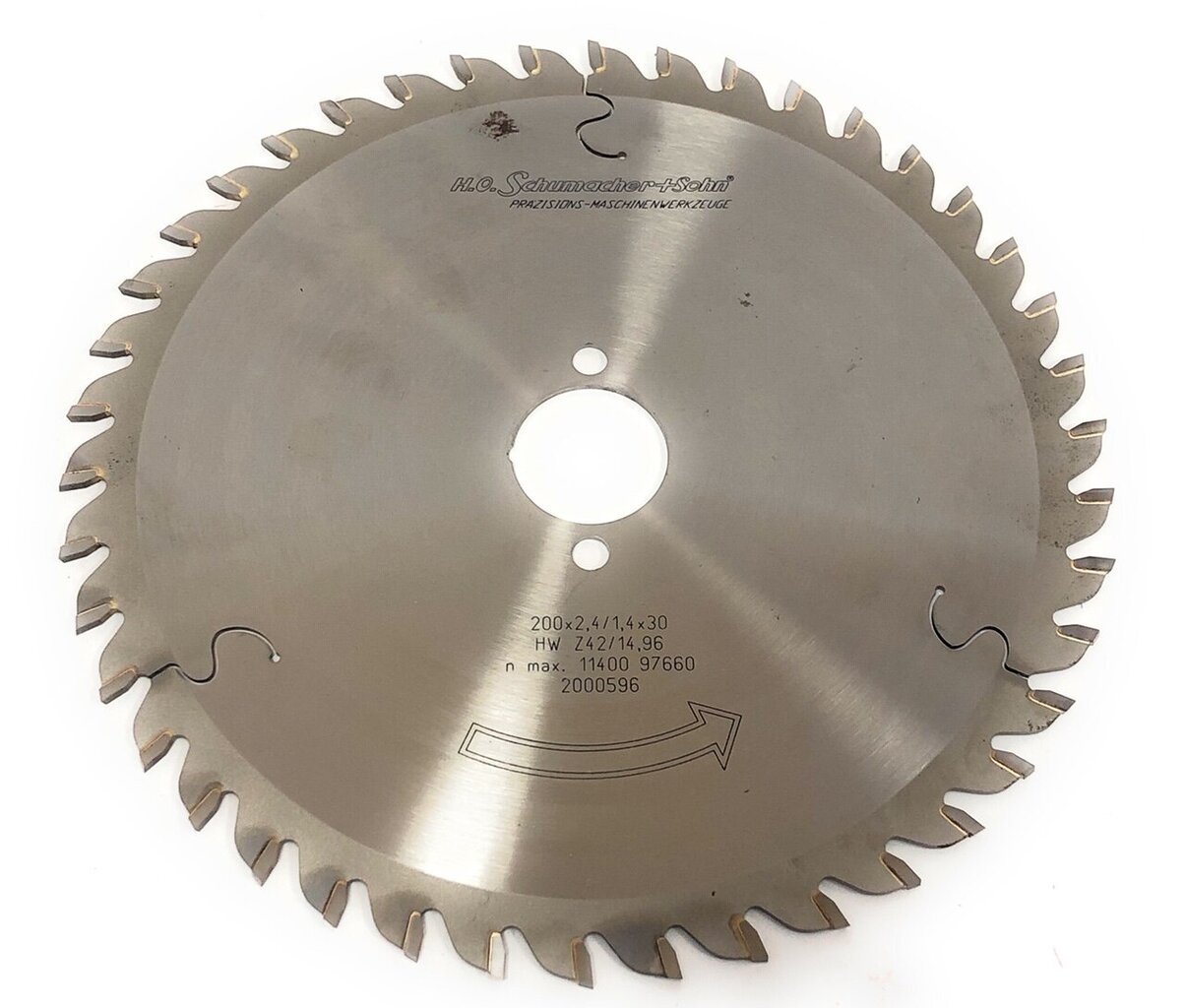 Medžio pjovimo diskas Ø200 x 2,4/1,4 x 30mm, Z-42 H.O Schumacher+Sohn kaina ir informacija | Mechaniniai įrankiai | pigu.lt