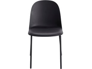 2-jų kėdžių komplektas Notio Living Bran, juodas kaina ir informacija | Virtuvės ir valgomojo kėdės | pigu.lt