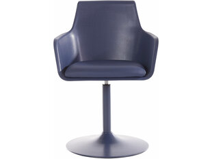 2-jų valgomojo kėdžių komplektas Notio Living Mario, tamsiai mėlynas kaina ir informacija | Virtuvės ir valgomojo kėdės | pigu.lt