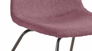 2-jų kėdžių komplektas Notio Living Colombo, rožinis kaina ir informacija | Virtuvės ir valgomojo kėdės | pigu.lt