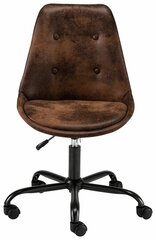 Biuro kėdė Notio Living Dennis, ruda kaina ir informacija | Biuro kėdės | pigu.lt