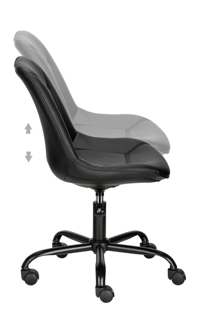 Biuro kėdė Notio Living Carl, juoda kaina ir informacija | Biuro kėdės | pigu.lt
