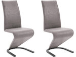 2-jų kėdžių komplektas Notio Living Zap, pilkas