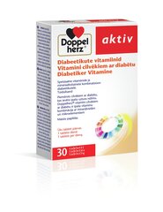 Maisto papildas Doppelherz Activ vitamins for Diabetics, 30 tablečių kaina ir informacija | Vitaminai, maisto papildai, preparatai grožiui | pigu.lt