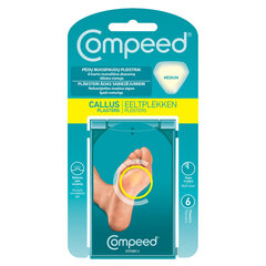 COMPEED, vid. dydžio pleistrai pėdų nuospaudoms, 6 vnt. kaina ir informacija | Compeed Apsauginės, dezinfekcinės, medicininės prekės | pigu.lt