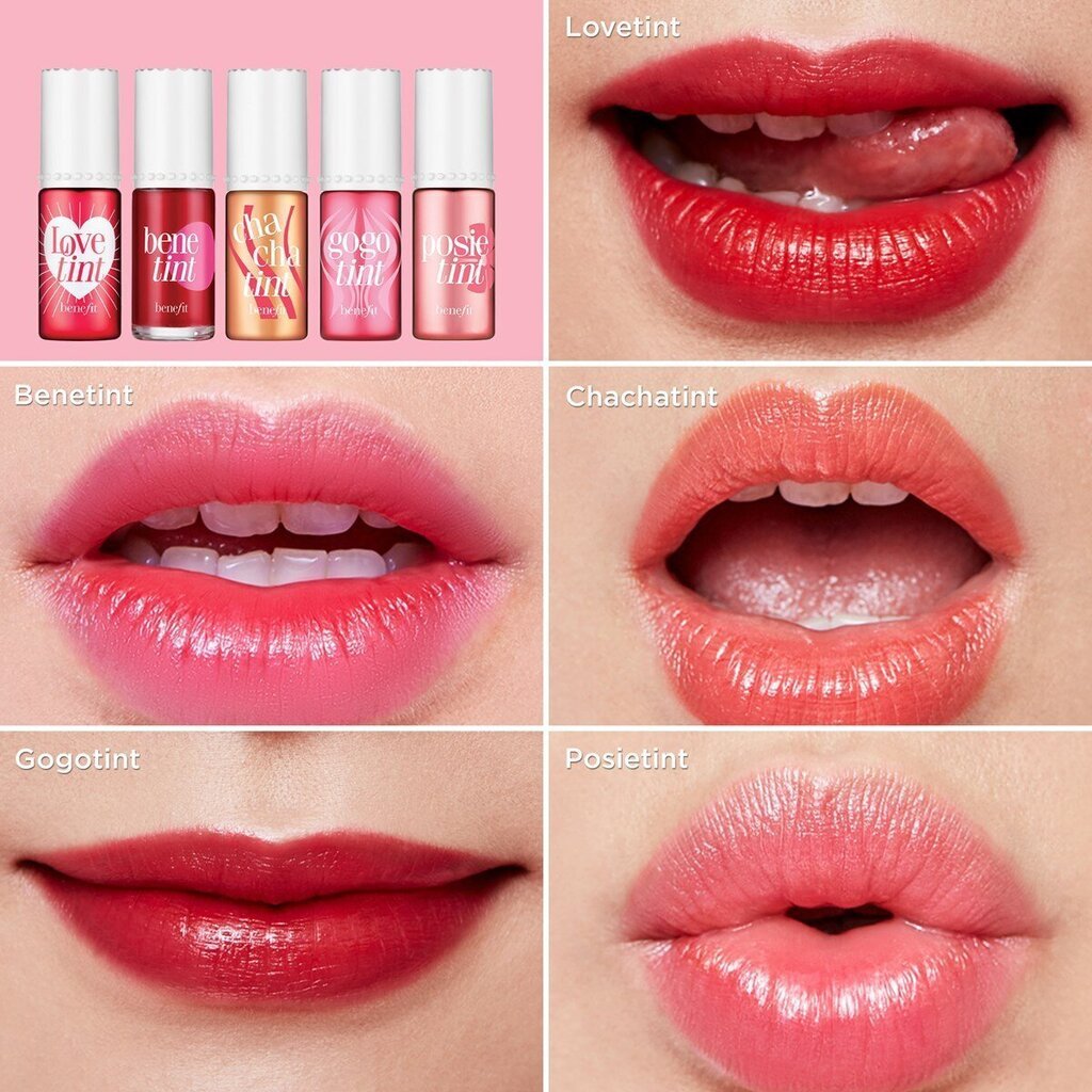 Lūpų dažai-skaistalai Benefit Chachatint Cheek & Lip 6 ml, Mango цена и информация | Lūpų dažai, blizgiai, balzamai, vazelinai | pigu.lt