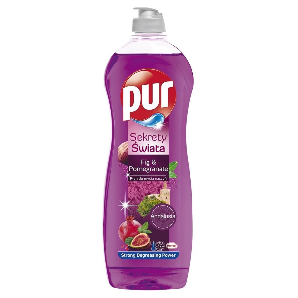 PUR POWER indų ploviklis Fig&Pomegranate 750ml kaina ir informacija | Indų plovimo priemonės | pigu.lt