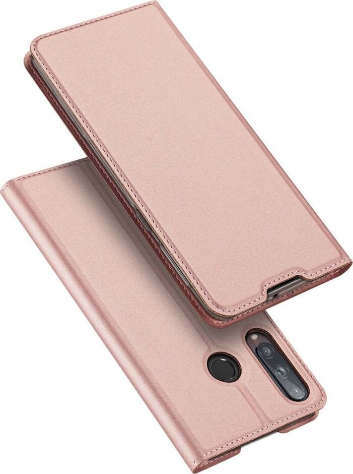 Dux Ducis Premium Magnet Case skirtas Huawei P40 Lite E, Rožinis цена и информация | Telefono dėklai | pigu.lt