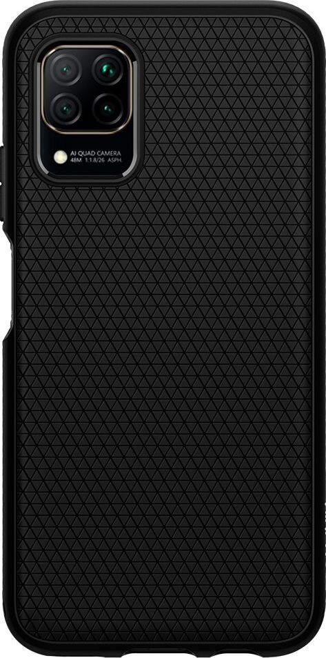 Spigen Liquid Air super elegant TPU back cover case for Huawei P40 Lite Black kaina ir informacija | Telefono dėklai | pigu.lt