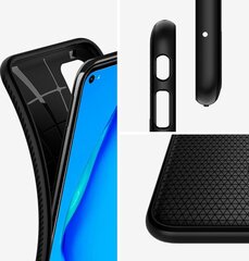 Spigen Liquid Air super elegant TPU back cover case for Huawei P40 Lite Black kaina ir informacija | Telefono dėklai | pigu.lt
