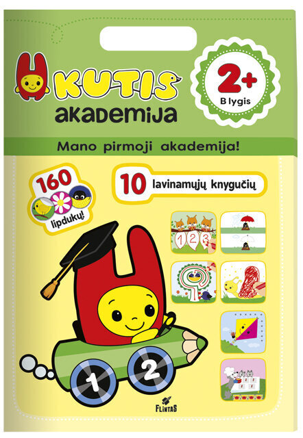 Mano pirmoji akademija. Kutis akademija B lygis. Pirmųjų vaiko užduotėlių rinkinys. Rinkinį sudaro 6 pirmosios, užduočių knygelės, 4 pratybos, žinioms įtvirtinti цена и информация | Lavinamosios knygos | pigu.lt