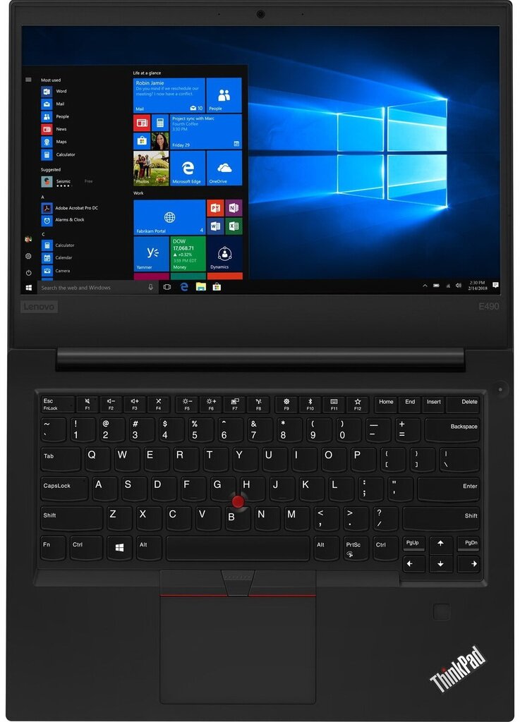 Lenovo ThinkPad E490; i7-8565U | 8GB RAM | 256 SSD m.2 NVM'e | Windows 10 PRO kaina ir informacija | Nešiojami kompiuteriai | pigu.lt