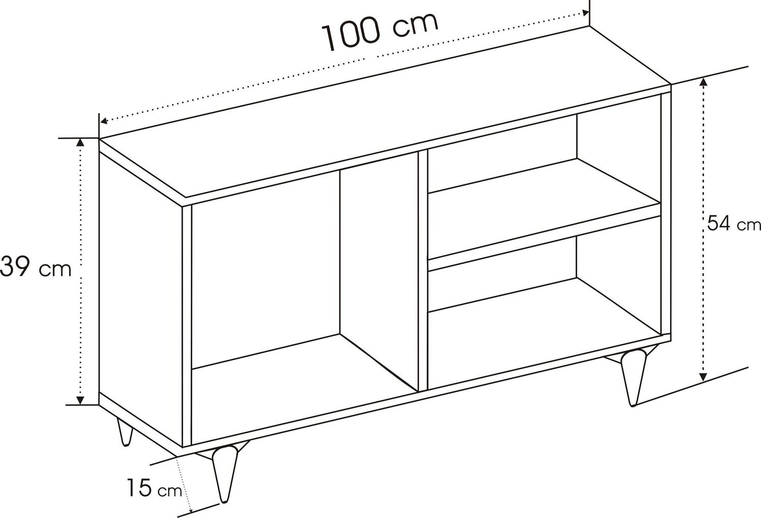 TV staliukas Kalune Design Zisino, pilkas kaina ir informacija | TV staliukai | pigu.lt