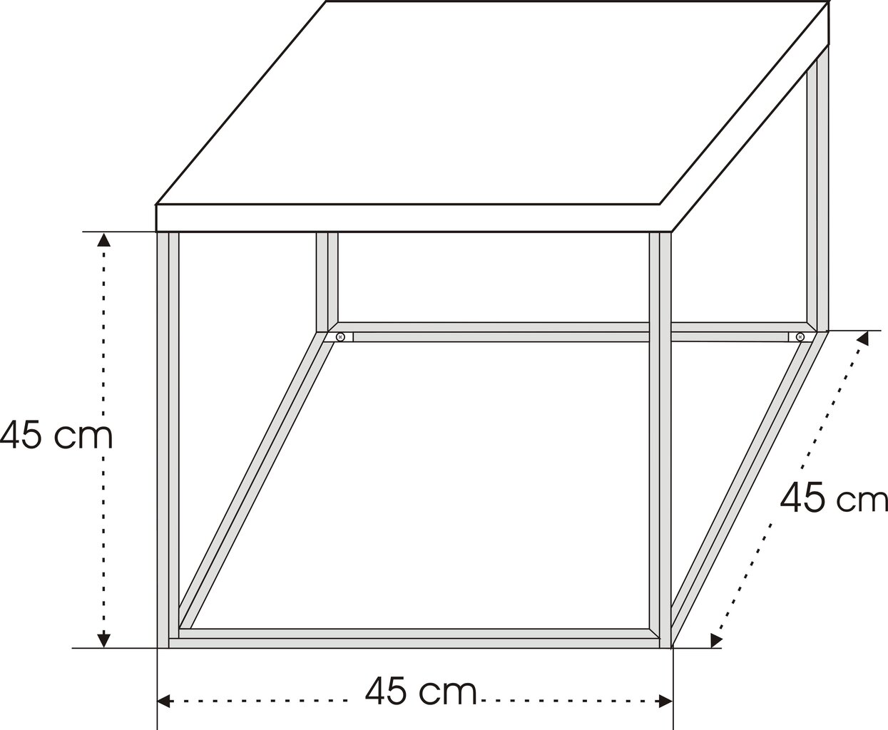 2-jų kavos staliukų komplektas Kalune Design Atlantis, šviesiai rudas/juodas цена и информация | Kavos staliukai | pigu.lt