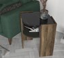Staliukas Kalune Design Marbel, rudas/pilkas kaina ir informacija | Kavos staliukai | pigu.lt