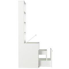 Шкафчик для ванной комнаты Kalune Design Nessa, белый цена и информация | Шкафчики для ванной | pigu.lt