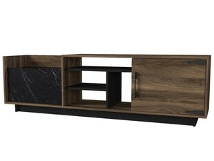ТВ столик Kalune Design Siento, коричневый/белый цена и информация | Тумбы под телевизор | pigu.lt