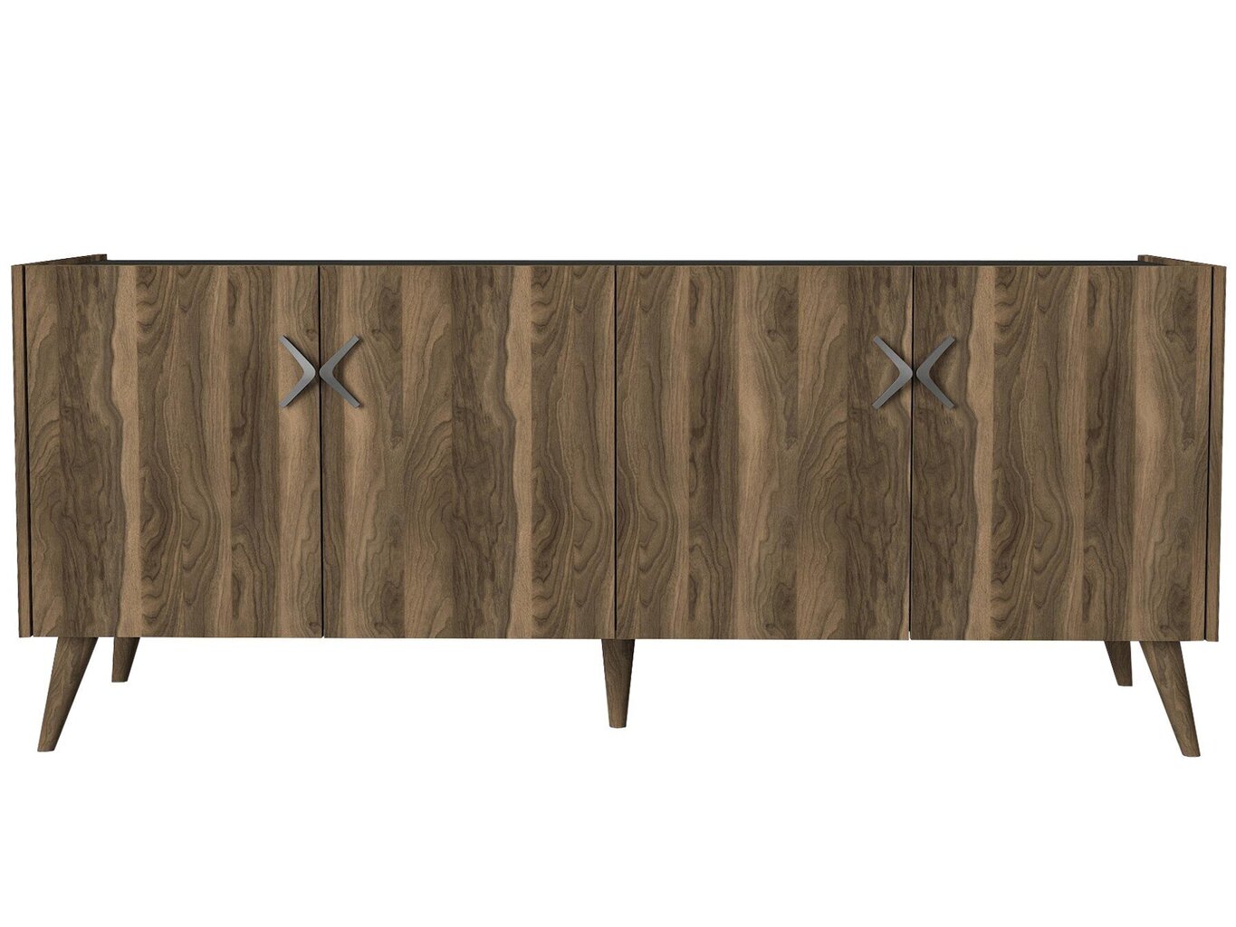 Komoda Kalune Design Wood, ruda/pilka цена и информация | Komodos | pigu.lt