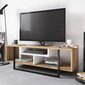 TV staliukas Kalune Design Asal 120 cm, ąžuolo spalvos/juodas kaina ir informacija | TV staliukai | pigu.lt