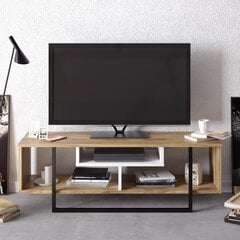 TV staliukas Kalune Design Asal 120 cm, ąžuolo spalvos/juodas kaina ir informacija | TV staliukai | pigu.lt