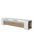 ТВ столик Kalune Design Sosruko, белый/коричневый