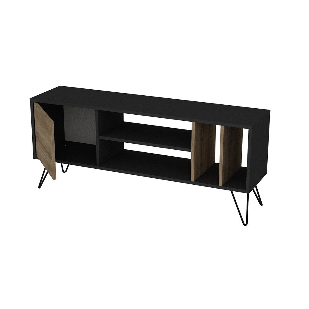 TV staliukas Kalune Design Mistico 140 cm, rudas/juodas kaina ir informacija | TV staliukai | pigu.lt