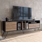 TV staliukas Kalune Design Mistico 180 cm, rudas/juodas kaina ir informacija | TV staliukai | pigu.lt