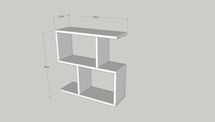 Столик Kalune Design Life, цвета дуба цена и информация | Журнальные столики | pigu.lt