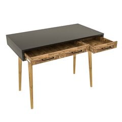 Письменный стол Kalune Design Milano, серый/коричневый цена и информация | Компьютерные, письменные столы | pigu.lt