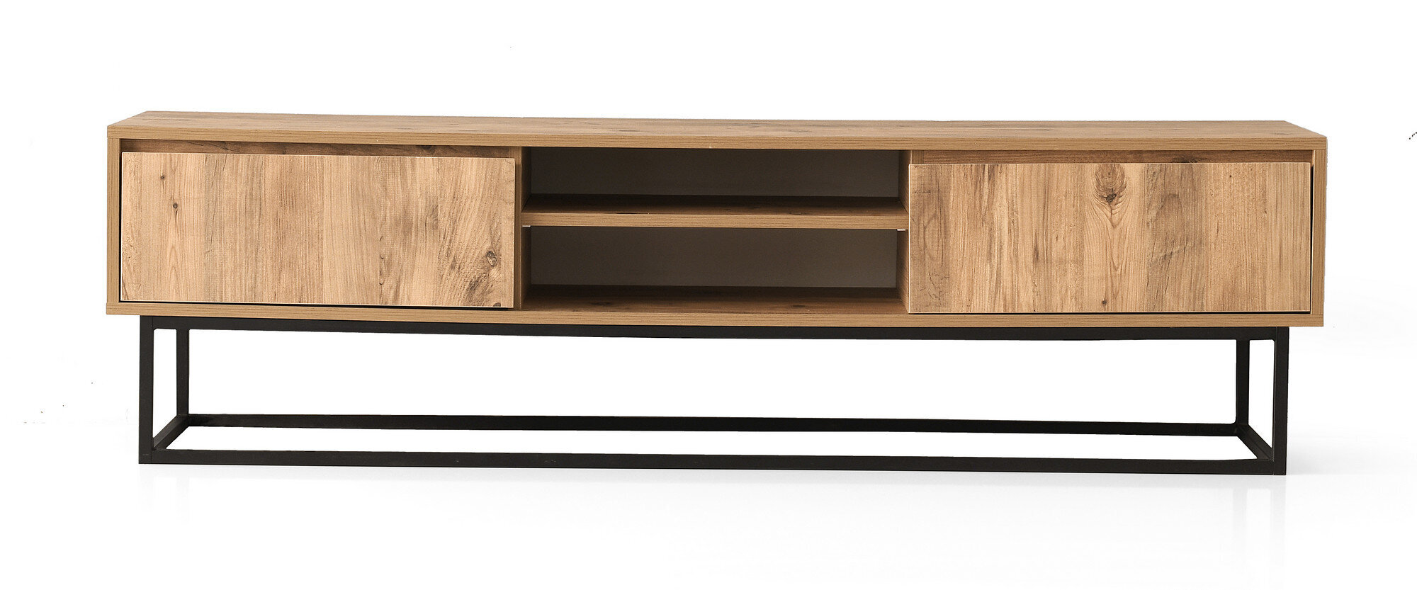 TV staliukas Kalune Design Belinda 140 cm, juodas/rudas kaina | pigu.lt