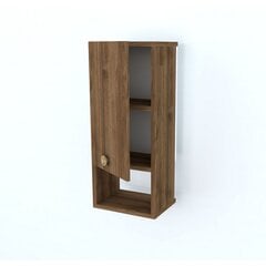 Шкафчик для ванной комнаты Kalune Design Mis, коричневый цена и информация | Шкафчики для ванной | pigu.lt