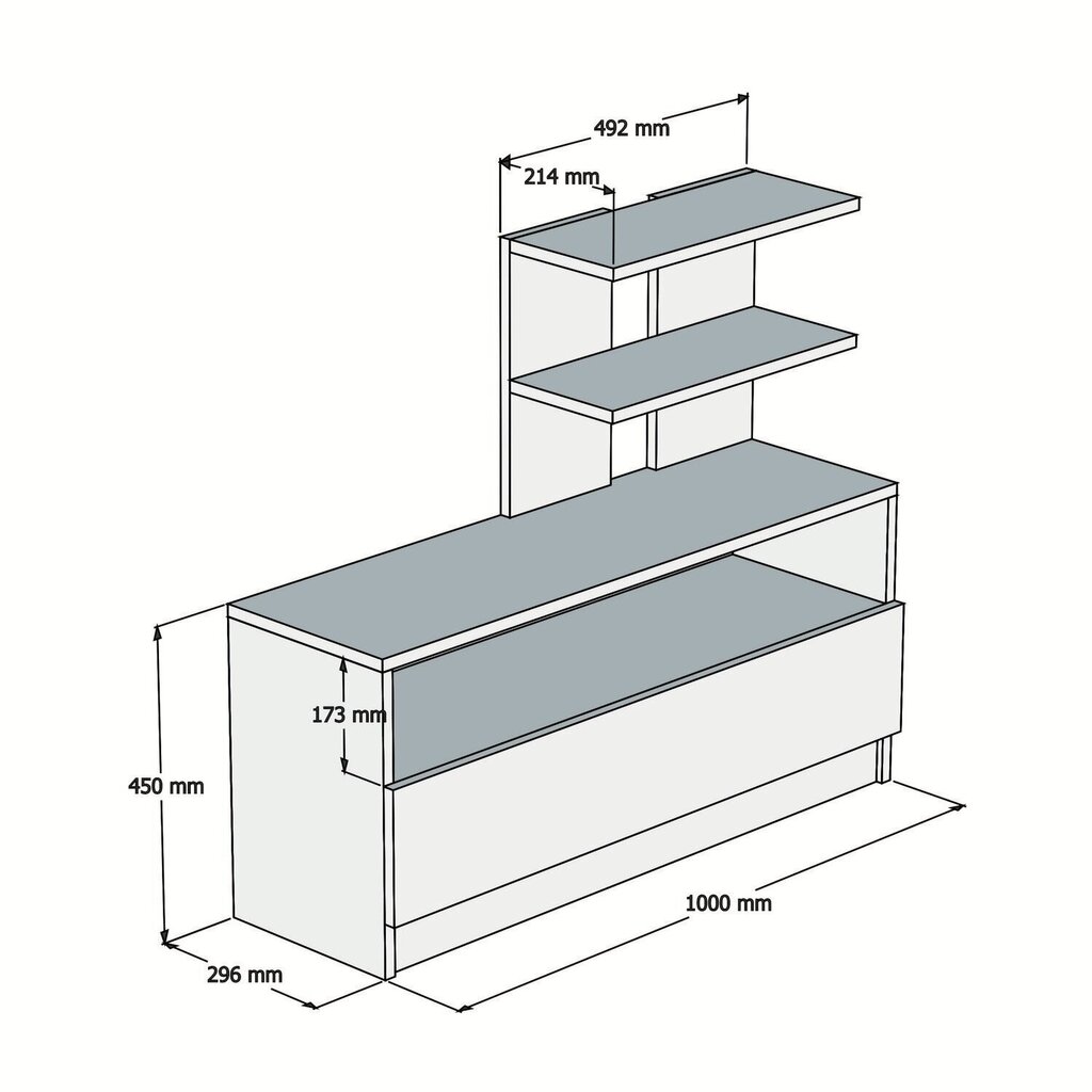 Batų spintelė Kalune Design Airy, balta kaina ir informacija | Batų spintelės, lentynos ir suolai | pigu.lt