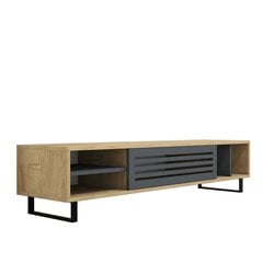 ТВ столик Kalune Design Safir, коричневый/серый цена и информация | Тумбы под телевизор | pigu.lt