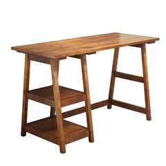 Письменный стол Kalune Design Perla, коричневый цена и информация | Компьютерные, письменные столы | pigu.lt
