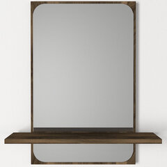 Зеркало Kalune Design Ekol, коричневое цена и информация | Зеркала | pigu.lt