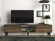 TV staliukas Kalune Design Anthes 2, rudas/juodas kaina ir informacija | TV staliukai | pigu.lt