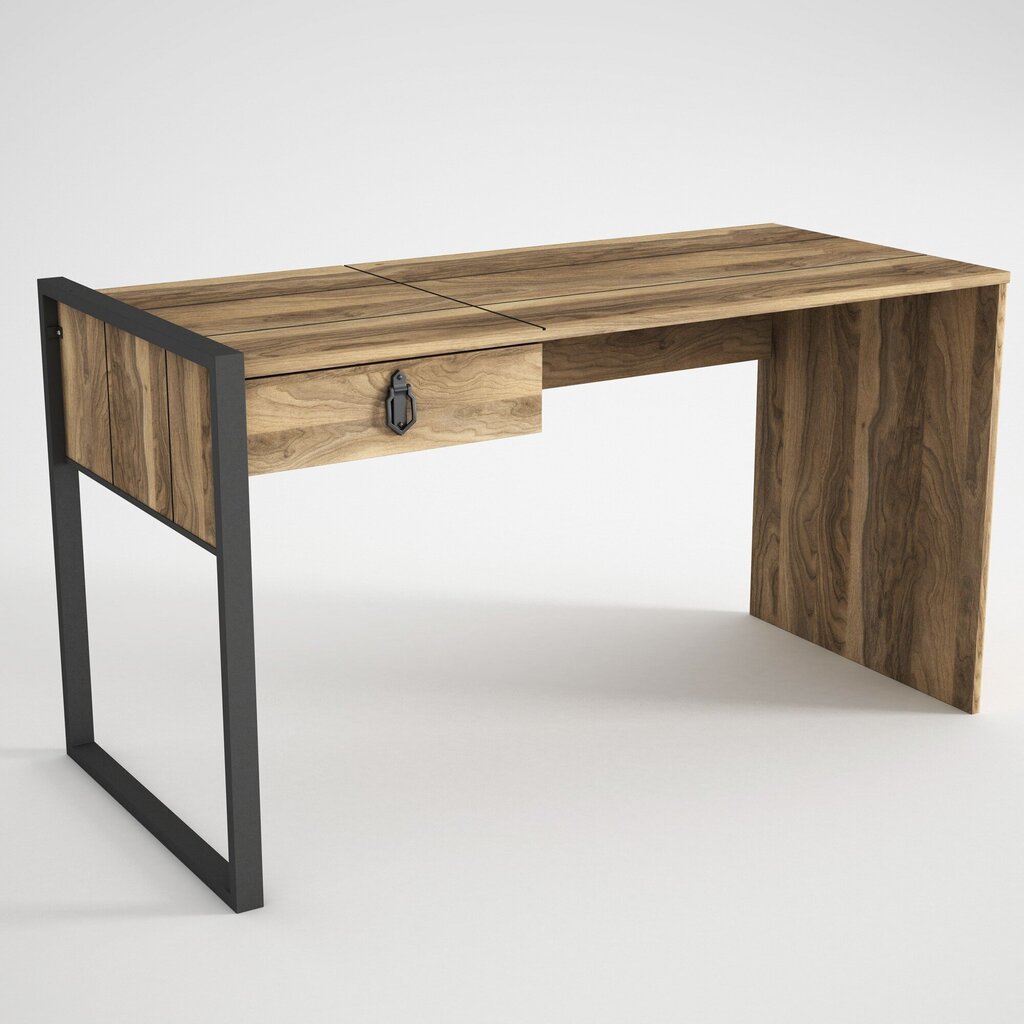 Rašomasis stalas Kalune Design Lost, rudas kaina ir informacija | Kompiuteriniai, rašomieji stalai | pigu.lt