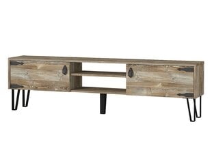 ТВ столик Kalune Design Costa, коричневый/черный цена и информация | Тумбы под телевизор | pigu.lt