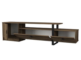 ТВ столик Kalune Design Aramis, коричневый/черный цена и информация | Тумбы под телевизор | pigu.lt