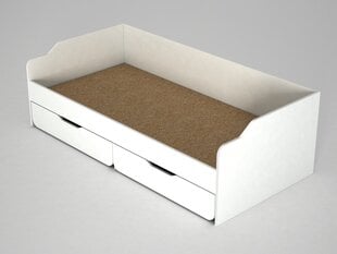 Кровать Kalune Design Young, 90x190 см, белая цена и информация | Кровати | pigu.lt