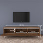 TV staliukas Kalune Design D1, rudas/baltas kaina ir informacija | TV staliukai | pigu.lt