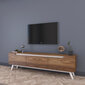 TV staliukas Kalune Design D1, rudas/baltas kaina ir informacija | TV staliukai | pigu.lt