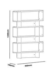 Напольная полка Kalune Design Elze, белая цена и информация | Полки | pigu.lt